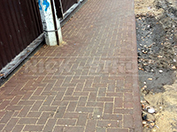 Укладка бордюра на пешеходных дорожках