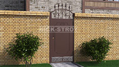 Калитка с наполнением из стальной листа. От 30 000 ₽ за шт.