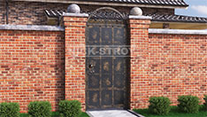 Калитки. Наполнение - ковка+стальной лист. От 40 000 ₽ за кв.м