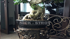 Кованые цветочницы для больших растений в офисах и бизнес-центрах. От 45 000 ₽