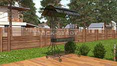 Мангалы с крышей совмещенные с дровницей. От 30 000 ₽