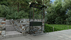 Мангалы кованые с дровницей и козырьком. От 40 000 ₽