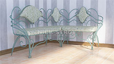 Кованая скамейка - уголок. От 60 000 ₽
