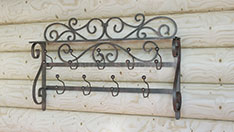 Кованые настенные вешалки. От 15 000 ₽ за шт.