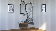 Кованая вешалка на тумбе для прихожей. От 75 000 ₽ за шт.