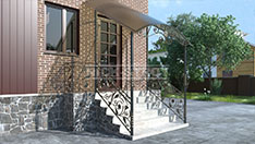 Козырёк арочный над входом. От 50 000 ₽ за шт.