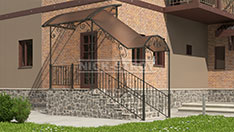 Козырёк над крыльцом и ступенями. От 95 000 ₽ за шт.