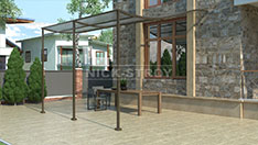 Козырёк с фигурной крышей. От 60 000 ₽ за шт.