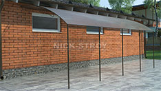 Козырёк с крышей полуарка. От 55 000 ₽ за шт.