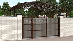 Навес над входом ворот. От 2 600 ₽ за м2.