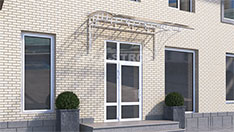 Сварной козырек над входом. От 28 000₽ за шт.