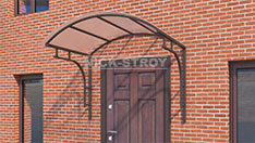 Сварной козырек арочный . От 18 000 ₽ за шт.