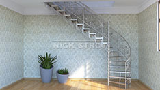 Лестница полувинтовая. От 100 000 ₽/м.п.