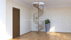 Винтовая лестница, кованая, для интерьера. От 70 000 ₽/м.п.