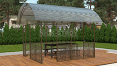 Навесы из поликарбоната для беседок. От 2 900 ₽ за  м2