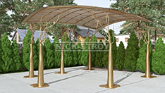 Навесы из поликарбоната для площадки. От 4 500 ₽ за кв.м