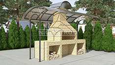 Навесы из поликарбоната для барбекью. От 12 000 ₽ за кв.м