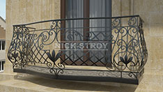 Кованые перила для балконов. От 15 000 ₽ за п.м.