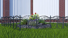 Кованые газонные ограждения. От 5 000 ₽ за п.м.
