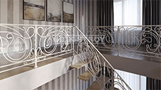Кованые перила для лестниц в интерьере. От 14 000 ₽ за п.м.
