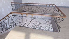 Кованые лестничные ограждения для интерьера. От 12 000 ₽ за п.м.