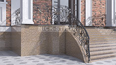 Кованые лестничные ограждения для экстерьера. От 16 000 ₽ за п.м.