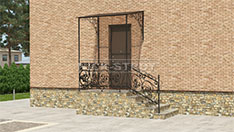 Кованые ограждения для лестниц экстерьера. От 11 000 ₽ за п.м.