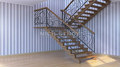 Перила для маршевых лестниц интерьера.От 12 000 ₽/п.м.