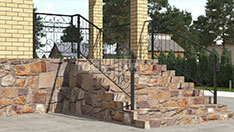 Перила для маршевых лестниц экстерьера. От 9 000 ₽/п.м.