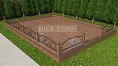 Металлические ритуальные ограждения. От 6 500 ₽ за п.м.