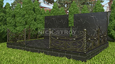 Кованые ритуальные ограждения. От 11 500 ₽ за п.м.