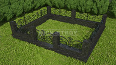 Кованые ритуальные ограждения. От 7 500 ₽ за п.м.