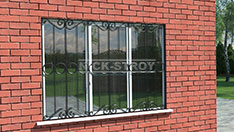 Сварная решетка большие окна. От 4 800 ₽ м2