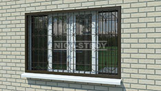 Сварная решетка с усиленной рамой для первых этажей. От 4 600 ₽ м2