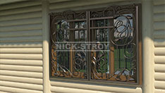 Кованые распашные решетки на окна. От 10 000 ₽ м2