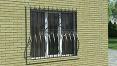 Сварная решетка вогнутая. От 6 000 ₽ м2