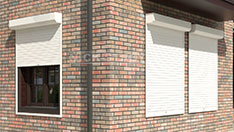 Рольставни на окна с накладным монтажом, короб наружу. От 7 500 ₽ м2