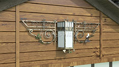 Кованое настенное бра с прямоугольным абажуром, от 15 000 ₽ за шт.