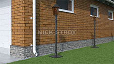 Кованый фонарь для дачи, от 12 000 ₽ за шт.