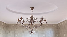 Кованая люстра подвесная, с 8 чашами, от 30 000 ₽ за шт.