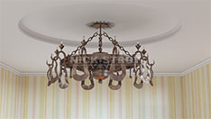 Кованая люстра под старину, с 9 чашами. От 45 000 ₽ за шт.