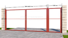 Ворота дачные с отдельно стоящей калиткой. От 19 200 ₽ за шт.