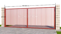 Ворота дачные с обрешеткой. От 19 500 ₽ за шт.