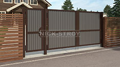 Ворота для дачи распашные, с калиткой, от 38 000 ₽ за шт.