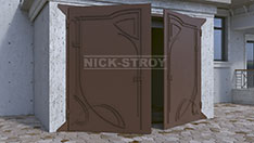 Металлические гаражные ворота с ковкой. От 90 000 ₽ за шт.