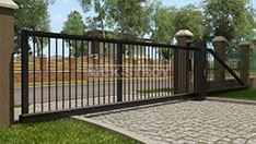 Ворота откатные с обшивкой из обрешетки. От 41 600 ₽ за шт.