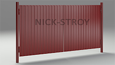 Ворота распашные простые. От 3 500 ₽ за м2