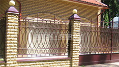 Сварные заборы для ограждения дворов. От 7 000 ₽ за кв.м