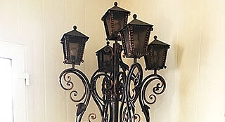 Уличный кованый фонарь Офис в Тарасовке